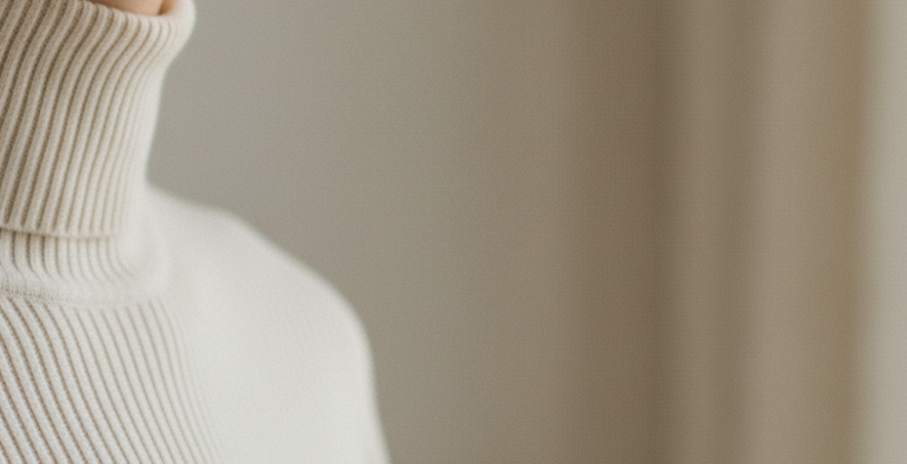 Oberkörper einer Person.